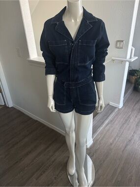 DL1961 Hannah Denim
Romper Blue Medium Navy